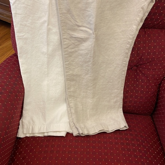 Linen vacation slacks, XL Men’s, 29 lengths-one white and one khaki - Picture 4 of 7
